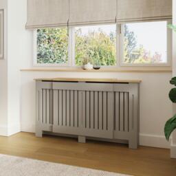 GFW Longslow Adjustable Radiator Cover Grey - thumbnail 3