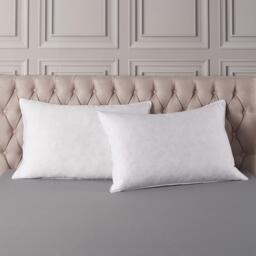 Downland Luxury Softened Duck Feather Pillow Pair - thumbnail 2