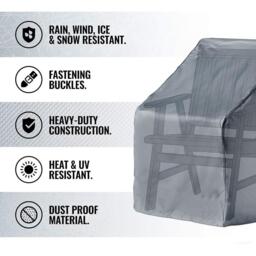 VonHaus Single Garden Seat Cover - thumbnail 3