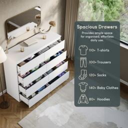 Lassic Vida Designs Denver 8 Drawer Chest - thumbnail 6