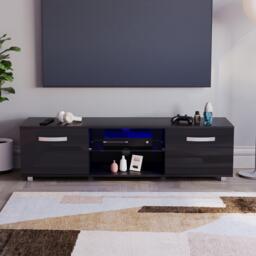 Lassic Vida Designs Cosmo 2 Door Multi LED TV Unit 140cm - thumbnail 3