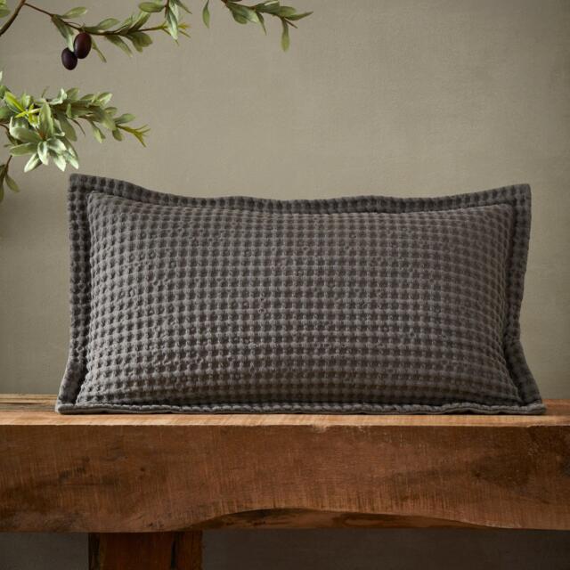 Pineapple Elephant Jaipur Chunky Waffle Cotton Cushion