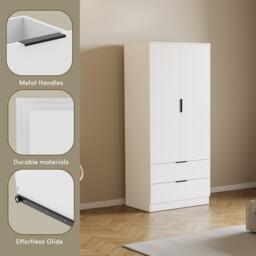 Lassic Trega 2 Door 2 Drawer Wardrobe - thumbnail 6