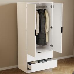 Lassic Trega 2 Door 2 Drawer Wardrobe - thumbnail 4