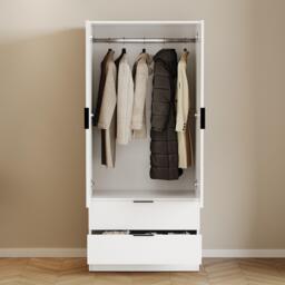 Lassic Trega 2 Door 2 Drawer Wardrobe - thumbnail 8