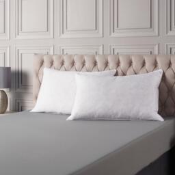 Downland Luxury Cotton Duck Feather & Down Pillow Pair - thumbnail 5