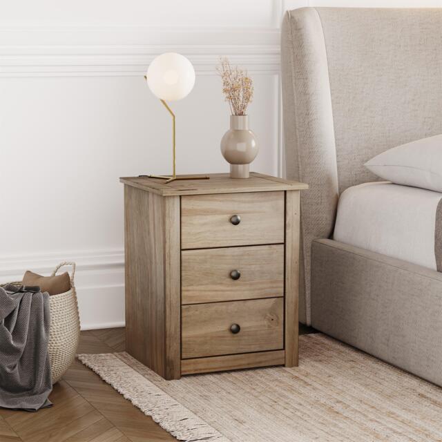 Lassic Vida Designs Panama 3 Drawer Bedside Chest - image 1