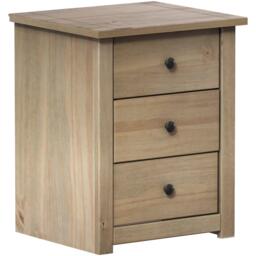 Lassic Vida Designs Panama 3 Drawer Bedside Chest - thumbnail 6