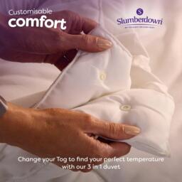 Slumberdown Cosy Nights 15 Tog All Seasons Duvet - thumbnail 3