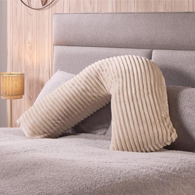Downland Velvet Cord V-Shape Pillow - image 1