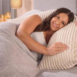 Downland Velvet Cord V-Shape Pillow - thumbnail 4