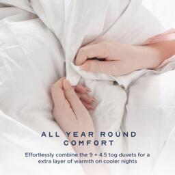 Snuggledown Hungarian Goose Down All Season 13.5 Duvet - thumbnail 5