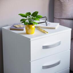 Lassic Vida Designs Hulio 3 Drawer Bedside Cabinet - thumbnail 4