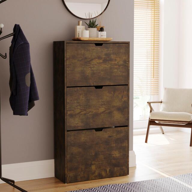 Lassic Vida Designs 3 Drawer Shoe Cabinet (Handless) - image 1