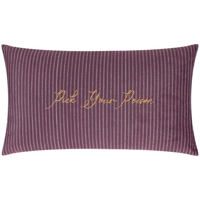 Furn Pick Your Poison Velvet Halloween Cushion - image 1