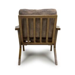 Shankar Hampton Suede Effect Brown Accent Chair - thumbnail 5