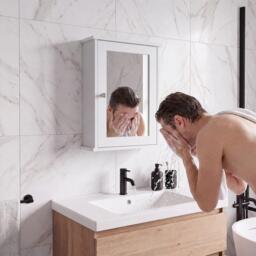 Lassic Bath Vida Priano 1 Door Mirrored Wall Cabinet - thumbnail 6