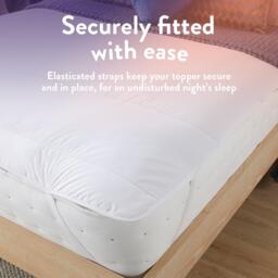 Slumberdown Wonderful Wool Mattress Topper - thumbnail 4