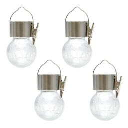 Streetwize Pack of 4 Solar Hanging Crackle Balls - thumbnail 2