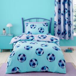 Catherine Lansfield Tie Dye Football Reversible Duvet Cover Set - thumbnail 2