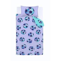 Catherine Lansfield Tie Dye Football Reversible Duvet Cover Set - thumbnail 5