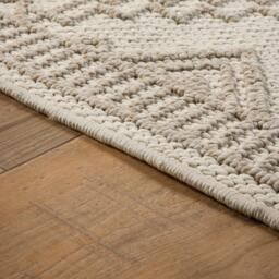 Origin Rugs Atlas Weave Diamond Cream - thumbnail 4