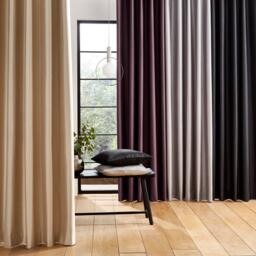 Catherine Lansfield Faux Silk Blackout Thermal Eyelet Curtains - thumbnail 6
