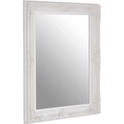 Interiors by Premier Brussels Baroque Rectangular Antique White Wall Mi
