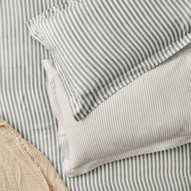 Yard Hebden Melange Stripe Pillowcases