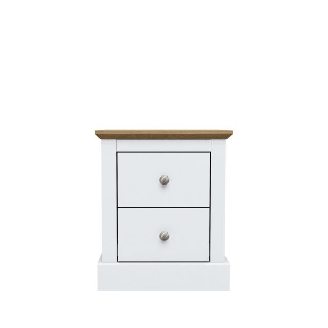 LPD Devon 2 Drawer Bedside Cabinet - image 1