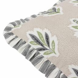 Sanderson Sessile Leaf Ruffle Feather Filled Cushion - thumbnail 4
