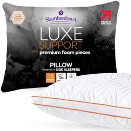 Slumberdown Memory Luxe Firm Support Pillow - thumbnail 1