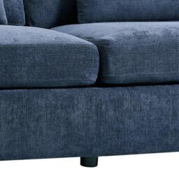 Kabinet UK 2-Seater Chenille Upholstered Sofa with Pillows - thumbnail 6