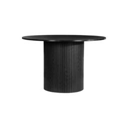 Birlea Axel Round Fluted Dining Table with 4 Chairs - thumbnail 6