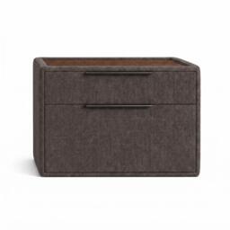 Sofa.com Cole Large Bedside Table in Brushed Matte Weave - thumbnail 1