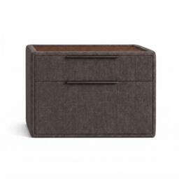 Sofa.com Cole Large Bedside Table in Brushed Matte Weave - thumbnail 3