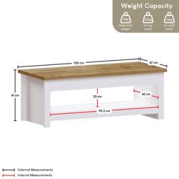 Lassic Vida Designs Arlington Coffee Table - thumbnail 2