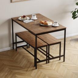 Lassic Roslyn 4 Seater Dining Table With Bench Set - thumbnail 4