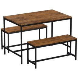 Lassic Roslyn 4 Seater Dining Table With Bench Set - thumbnail 7