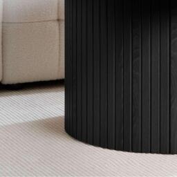 Birlea Axel Round Fluted Coffee Table - thumbnail 2