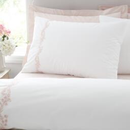 Bianca Camille Embroidered Floral Cotton Duvet Cover Set - thumbnail 2