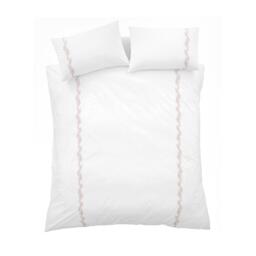 Bianca Camille Embroidered Floral Cotton Duvet Cover Set - thumbnail 5