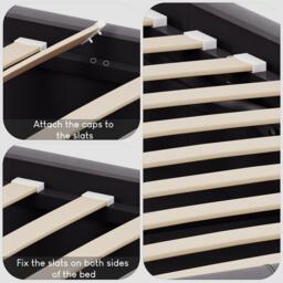 Lassic Lisbon 3ft Single Ottoman Faux Leather Bed UKFR - thumbnail 6