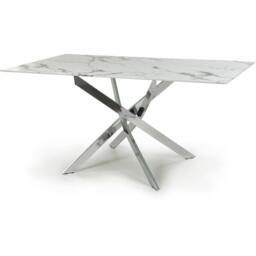 Shankar Astoria Medium 1.6m White Dining Table - thumbnail 6