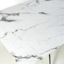 Shankar Astoria Medium 1.6m White Dining Table - thumbnail 4