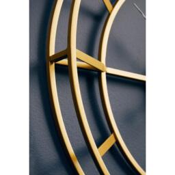 Interiors by Premier Kent 40cm Dia Small Gold Finish Metal Wall Clock - thumbnail 3