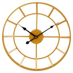Interiors by Premier Kent 40cm Dia Small Gold Finish Metal Wall Clock - thumbnail 5