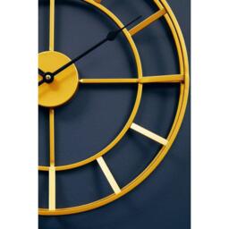 Interiors by Premier Kent 40cm Dia Small Gold Finish Metal Wall Clock - thumbnail 4