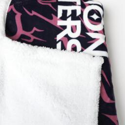 K Pop Demon Hunters Kpop Demon Hunters Pink Sherpa Back Fleece Blanket - thumbnail 7