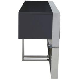 Fifty Five South Genoa Grey Finish Console Table - thumbnail 2